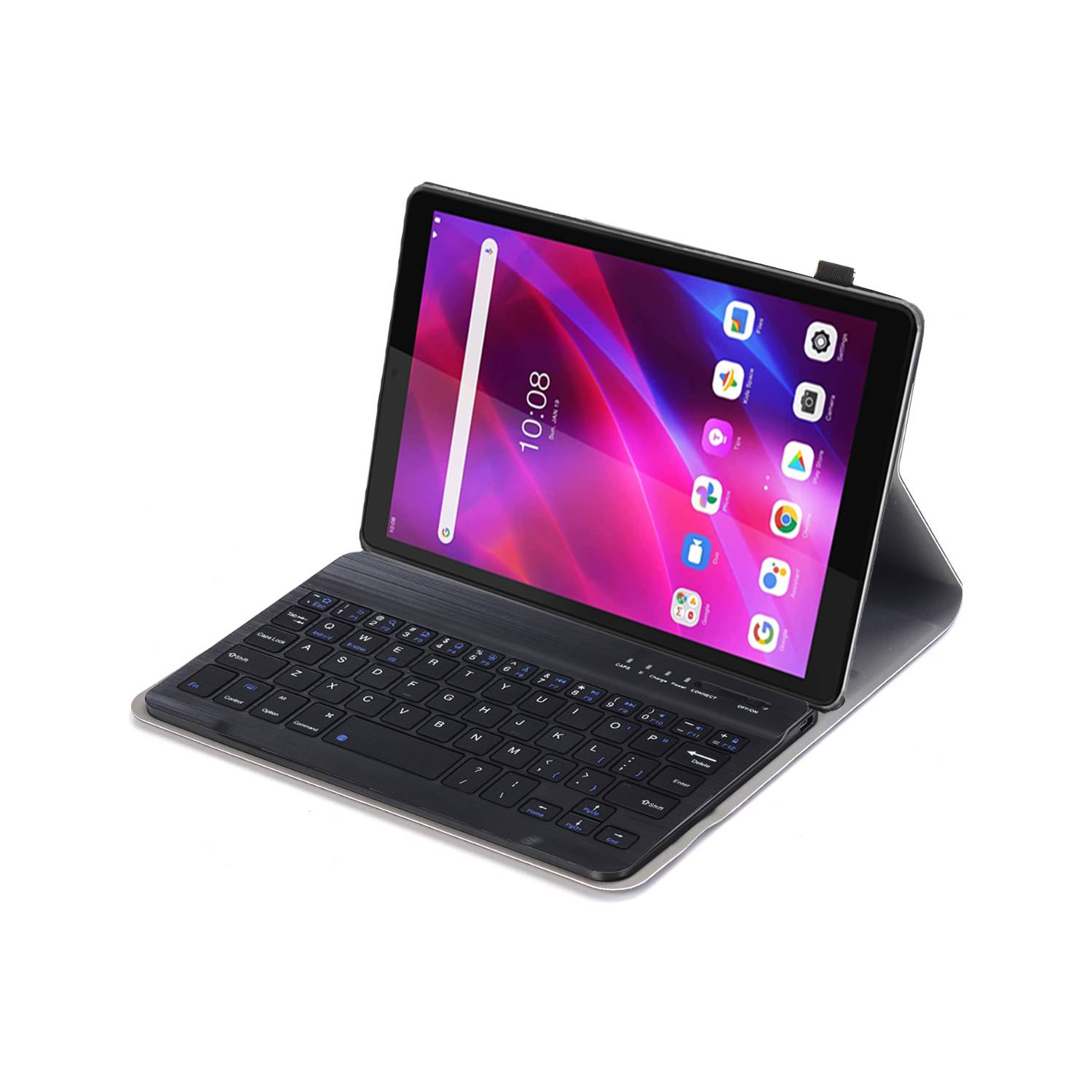 Funda para Tablet con teclado Bluetooth - Negro - E4U Chile
