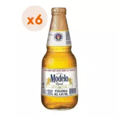 MODELO - 6X Cerveza Modelo Especial Botellín 4,5° 355Cc