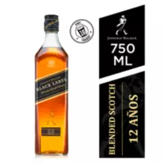 JOHNNIE WALKER - Whisky Johnnie Walker Black Label 40° 750Cc