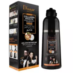DISAAR - Shampoo Tinte Cubre Canas Con Argán Color Negro