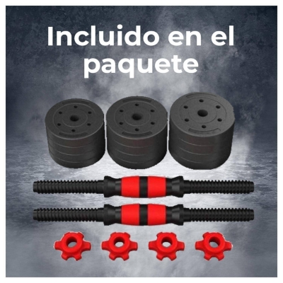 Set Mancuernas Fitmax 10 Kg PVC – Ten Series