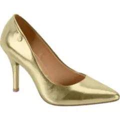 VIZZANO - Zapato Taco Aguja Stiletto Vizzano Metalizado Dorado