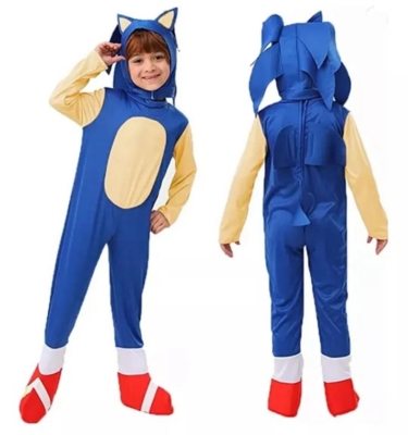 Disfraz Sonic para niño talla 10-12 para niño