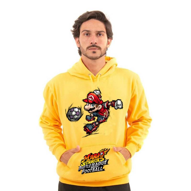 A - Poleron Super Mario Bros Modelo Canguro