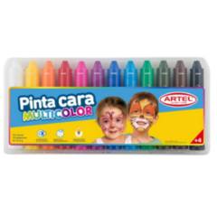 ARTEL - Pintura De Cara Crayones 12 Colores Artel PINTA CARITA