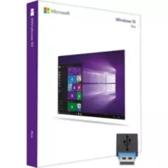 MICROSOFT - Windows 10 Pro: Licencia Original con Pendrive Incluido