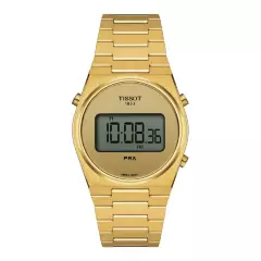 TISSOT - Reloj Tissot PRX Digital 35mm Dorado