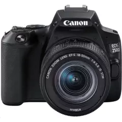 CANON - Canon EOS 250D DSLR Cámara con 18-55mm IS STM lente - Negro