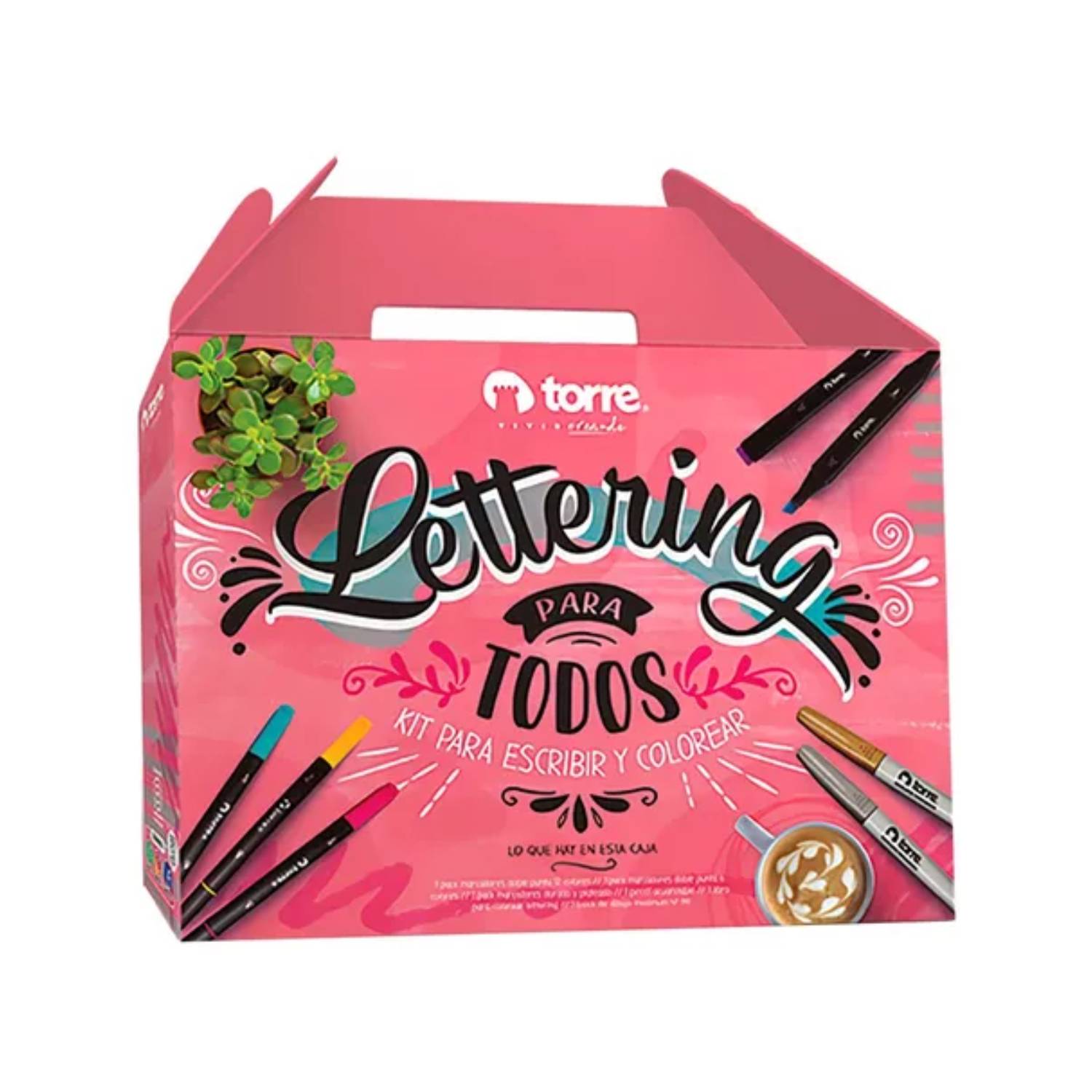 TORRE Caja Kit Para Escribir y Colorear Lettering Todos Torre