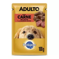 PEDIGREE - Pedigree - Alimento Húmedo Sobre Perro Adulto Carne 100 GR