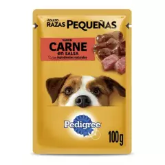 PEDIGREE - Pedigree - Alimento Húmedo Sobre Perro Raza Pequeña Carne 100 GR