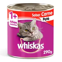WHISKAS - Whiskas - Alimento Húmedo Lata Gato Adulto Carne 290 GR