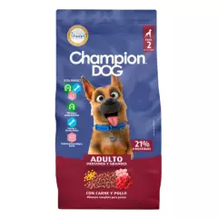 CHAMPION DOG - Champion Dog - Alimento Adultos Carne y Cereales 15 KG