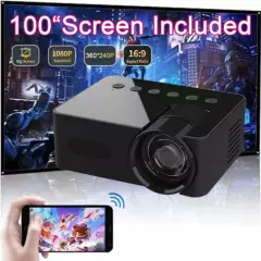 GENERICO - 2023 New proyector ultra portail LED HD 1080P Video-projector wifi  - YT100
