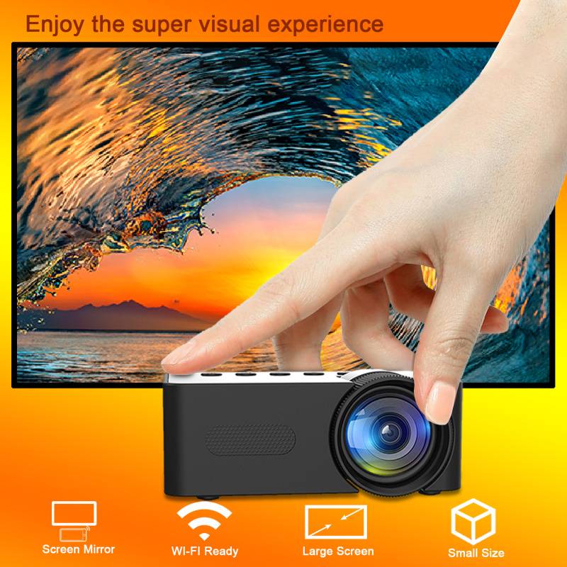 GENERICO 2024 New proyector ultra portail LED HD 1080P Video-projector  wifi-p62