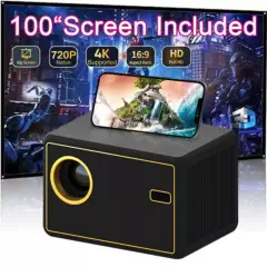GENERICO - 2023 New proyector ultra portail LED HD 1080P Video-projector wifi  - Y7