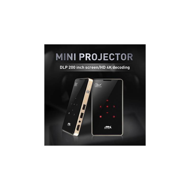 Mini Proyector Multimedia Portátil HY300 WiFi HDMI 4K Full HD 720P OEM