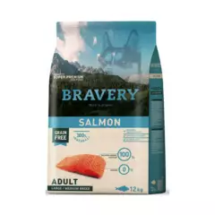 BRAVERY - Bravery Salmón Perro mediano/grande 12kg