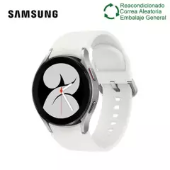 SAMSUNG - Samsung Galaxy Watch 4 40mm BT Plata Reacondicionado(NO NUEVO)
