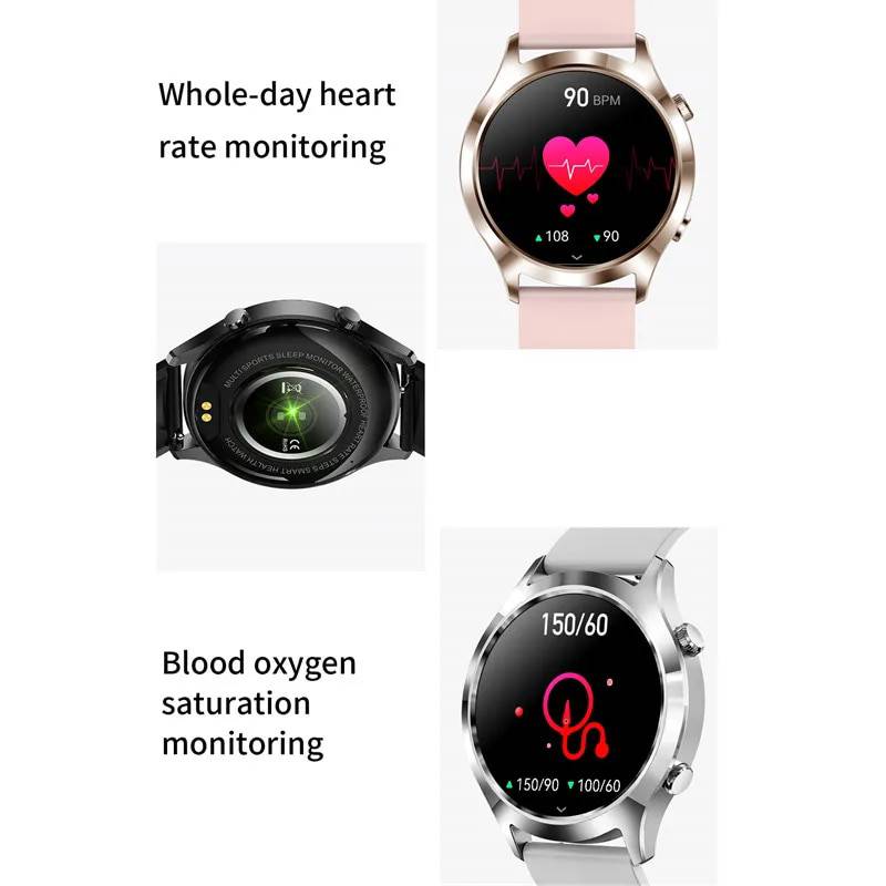 Reloj Inteligente Mujer Smartwatch Llamadas Bluetooth LIGE Dorado LIGE