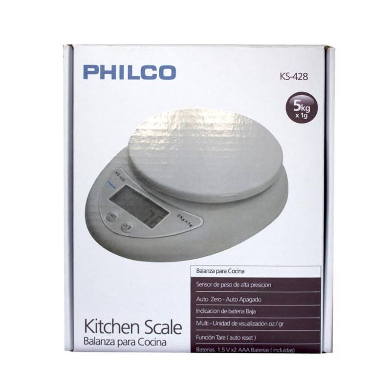 Balanza Digital De Cocina Philco 94BCPH21BP 3kg