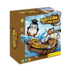 GENERICO - Juego De Mesa Barco De Piratas Pingüinos
