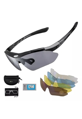 GENERICO Lentes Tacticos 5 Micas Shield1 Lentes Airsoft Paintball