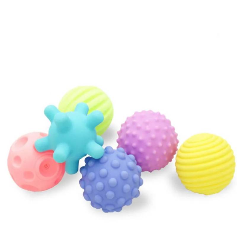 Pelotas sensoriales para bebe Set 6 und GENERICO