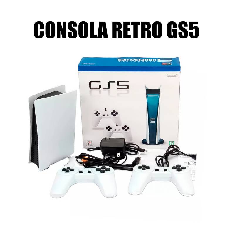 GENERICO Consola Retro GS5 De 200 Juegos Incluye 2 Controles