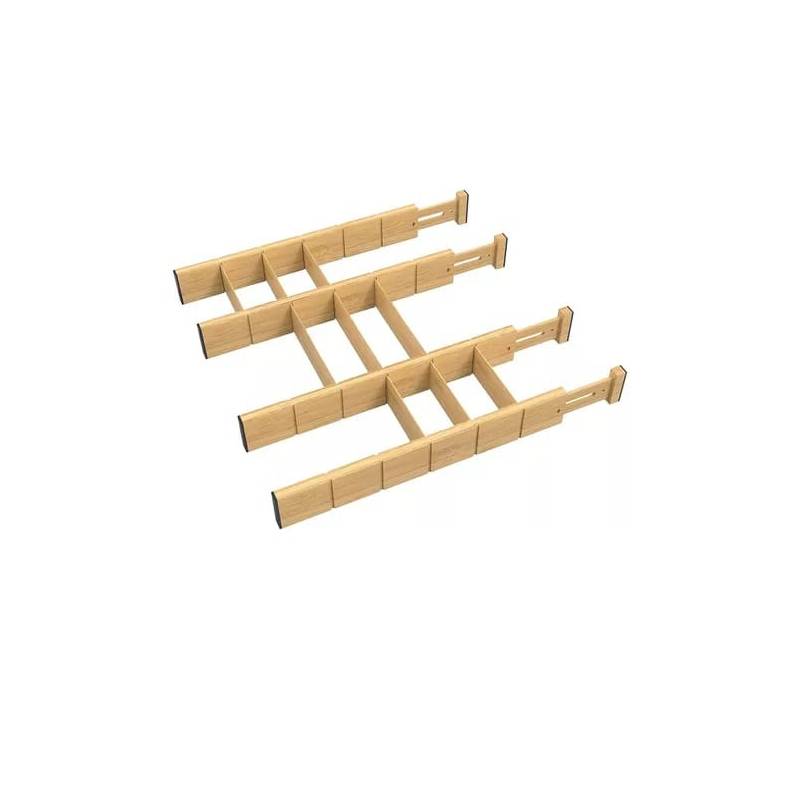Organizador Cajones Bambu Ajustables Expandibles Separadores