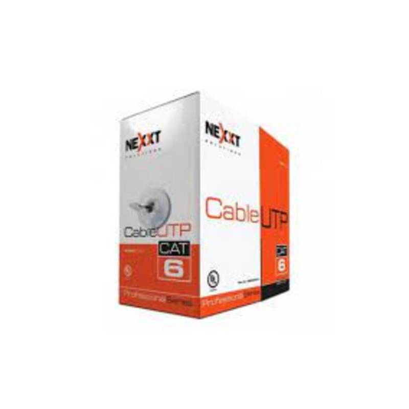 NEXXT SOLUTIONS - Cable Utp Nexxt Rollo Caja Bobina AB356NXT01 CAT6 GRIS 100% Cobre