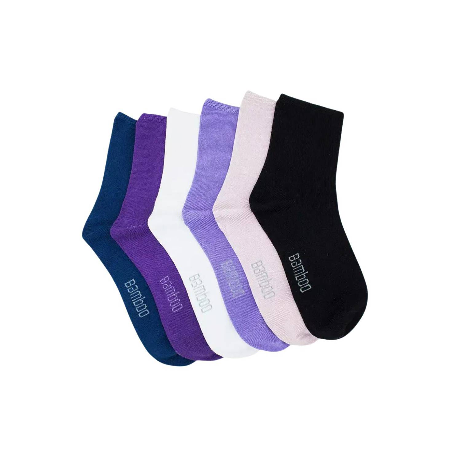 Pack 3 Pares de Calcetines Mujer Bamboo + Diabético Sin Cost