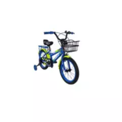 GENERICO - Bicicleta Aro 16 Niño CfBike Azul - Amarillo
