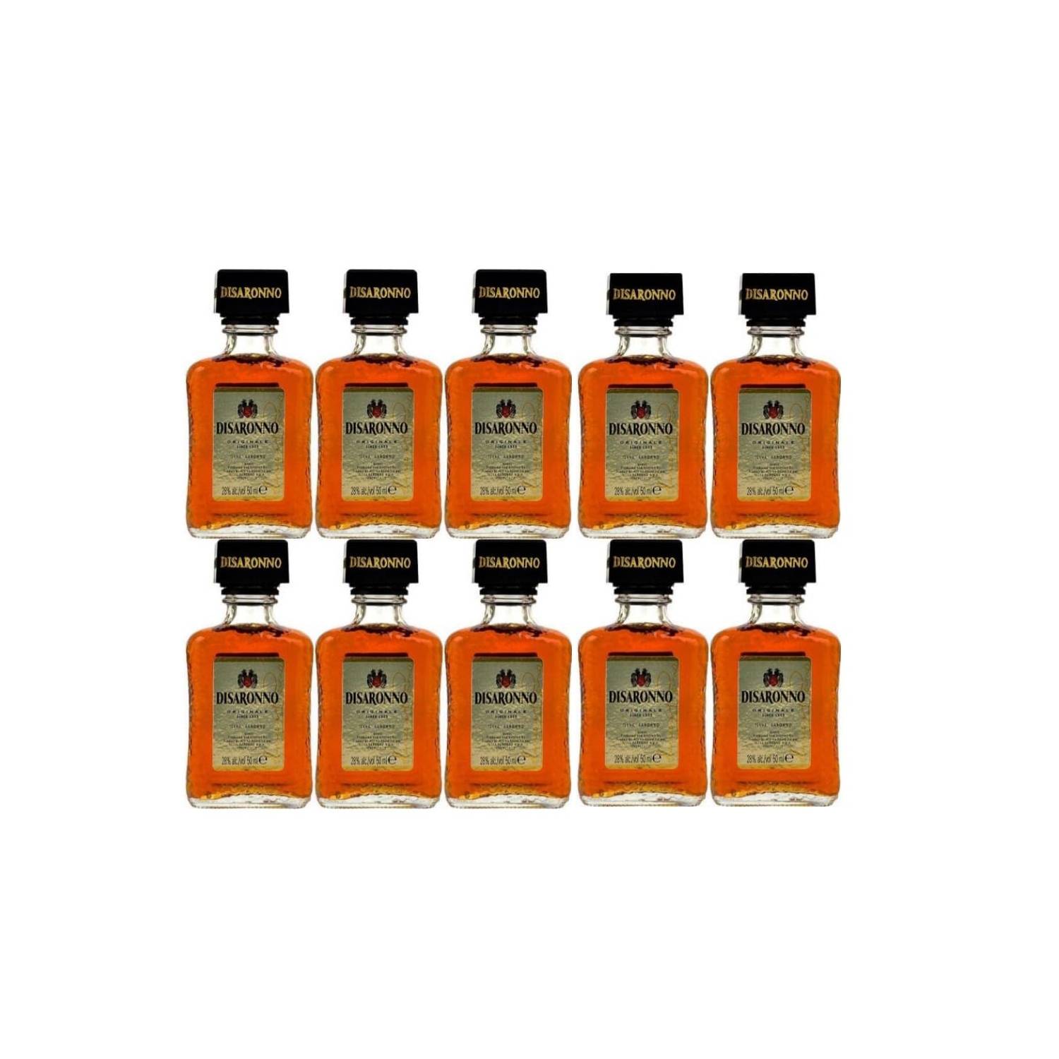 Licor Miniatura Amaretto Disaronno 50 ml Botella de vidrio