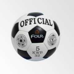 FOUR - Balón de Fútbol Oficial Nº5 Blanco Negro