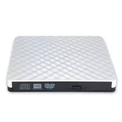 LELOX - Grabadora CD DVD Externa USB（Blanco）