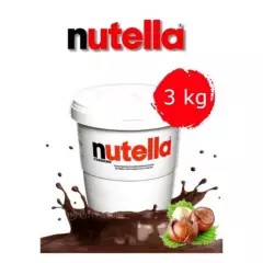 NUTELLA - Nutella Balde 3 KG Crema de Chocolate y Avellanas