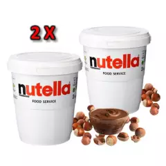 NUTELLA - Pack X2 Nutella Balde 3kg cu Ferrero Crema Cacao y Avellana