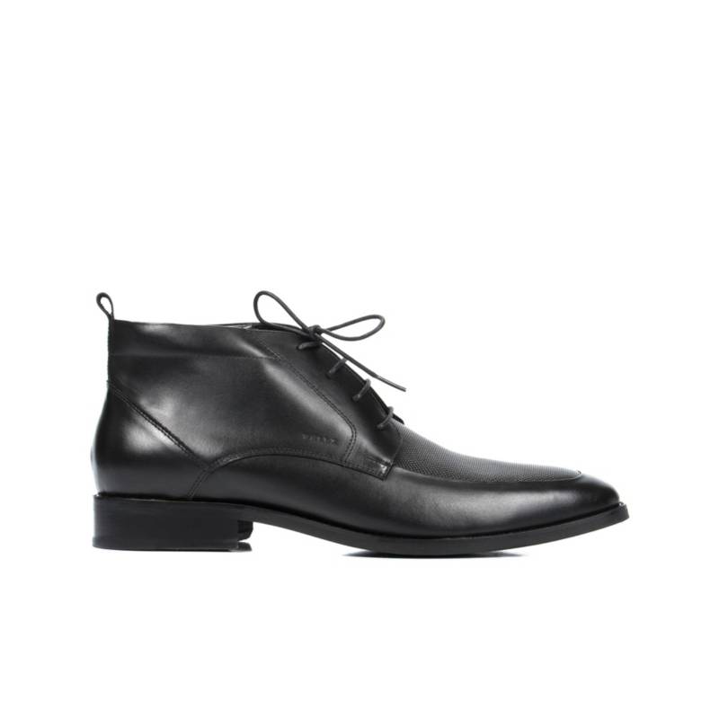 VELEZ Botas office de cuero para hombre cortes b sicos Negro