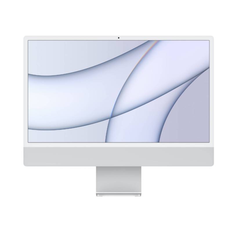 APPLE - Apple iMac 24 M1 8CPU 7GPU 8GB RAM 256GB SSD 2021 Plata Reacondicionado