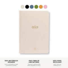 THE ASA PLANNER - Clarity Daily Planner Sin Fecha Lino Beige A5 260 Pg