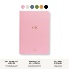 THE ASA PLANNER - Clarity Daily Planner Sin Fecha Lino Rosa A5 260 Pg