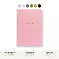 THE ASA PLANNER - Clarity Daily Planner Lino Rosa A5 260 Pg Sin Fechas
