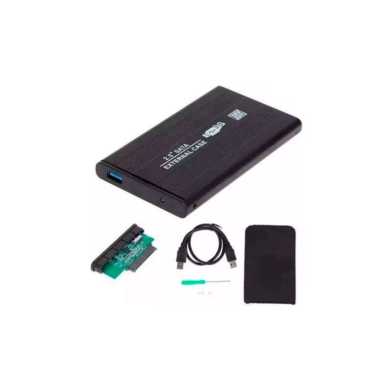 External Case Enclosure Disco Duro Externo SATA 2.5″ USB 3.0 / Aluminio