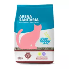 GENERICO - Arena Sanitaria Aglutinante Café Stay Happy 20 kg