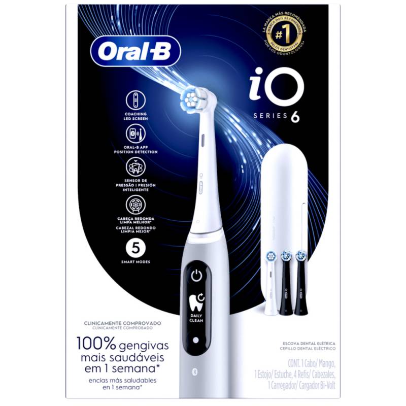 ORAL B Cepillo de Dientes Eléctrico Oral-B iO 6 + 4 Repuestos