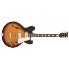 VINTAGE - Guitarra Eléctrica Mango Encolado Semi Hueca 335 2xP90.