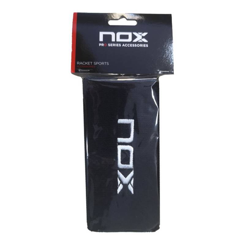 NOX 2 Muñequeras Largas Padel Nox Pro Series Confort Negras Xl