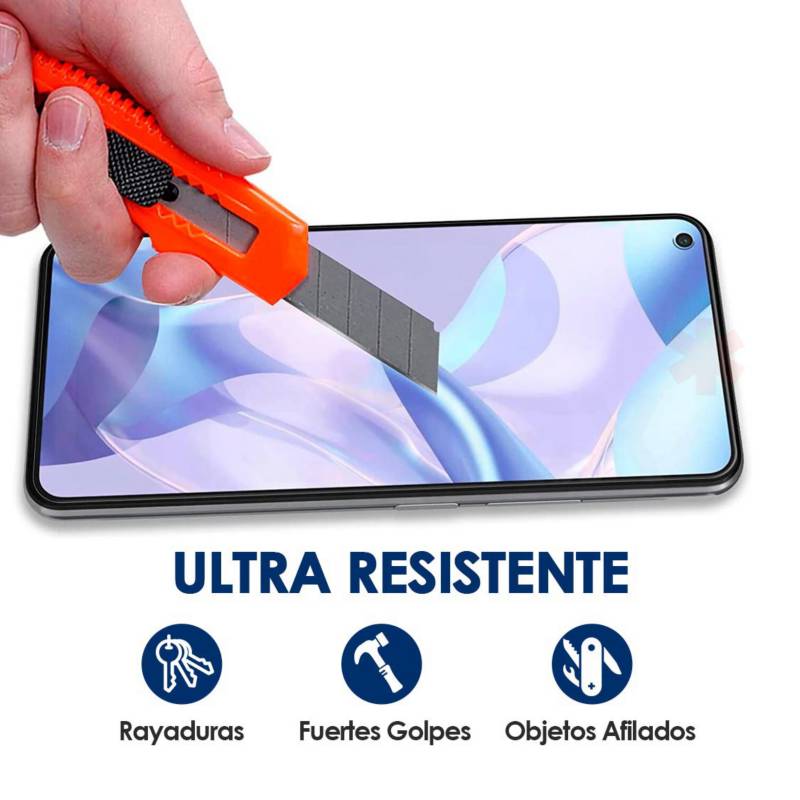 Lamina de Vidrio Templado Completa Resistente Compatible con Iphone 11 Pro, LifeMax*