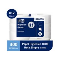 TORK - Papel Higiénico Tork Jumbo Universal 12 Rollos X 300 Metros
